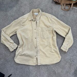 Urban Outfitters Cream Corduroy Shirt